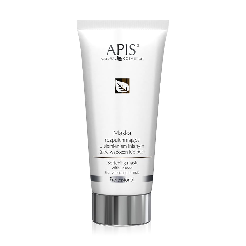 Уцінка! Пом'якшувальна маска для обличчя Apis Natural Cosmetics Softening Mask з насінням льону, 200 мл